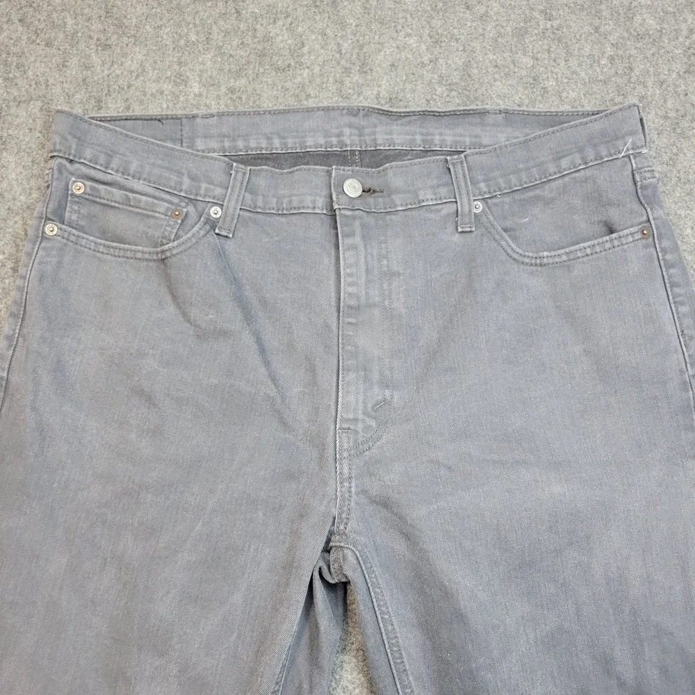 Levis 541 Jeans Mens 40x32 Gray‎ Denim Red Tab Americana Athletic Fit Stretch